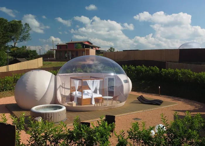 Lüks kamp alanı Namoon Bubble Glamping